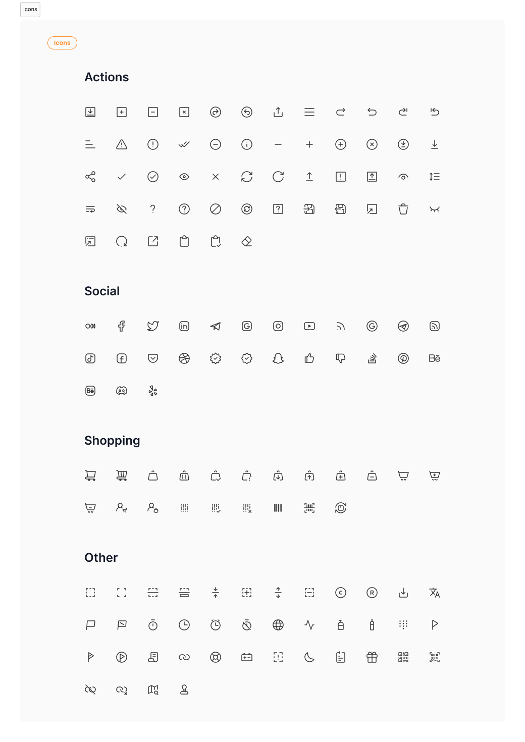 Icon set